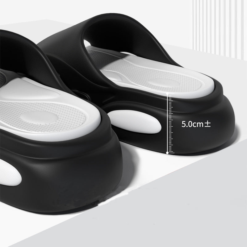 Bread Shoes Home Slippers Non-slip Indoor Bathroom Slippers