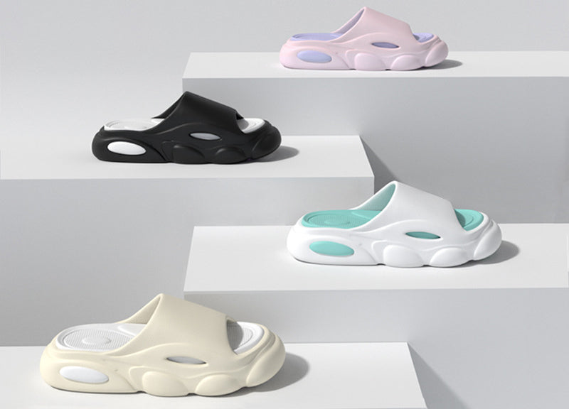 Bread Shoes Home Slippers Non-slip Indoor Bathroom Slippers